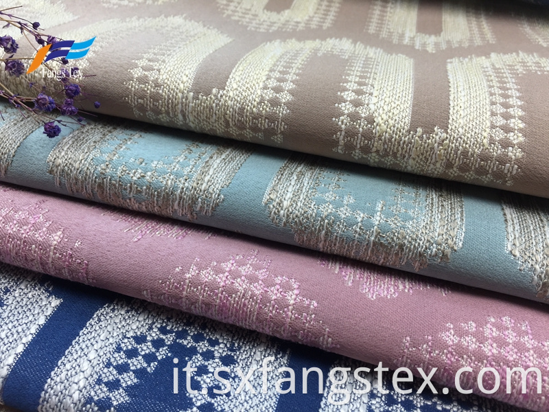 Polyester Cotton Textile Window Embroidered Curtain Fabric 5